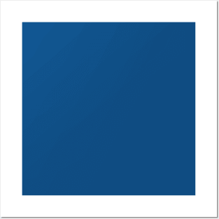 Classic Blue Solid Color Posters and Art